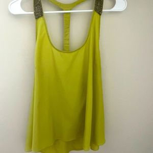 Karlie Brand Green Razorback Tank M